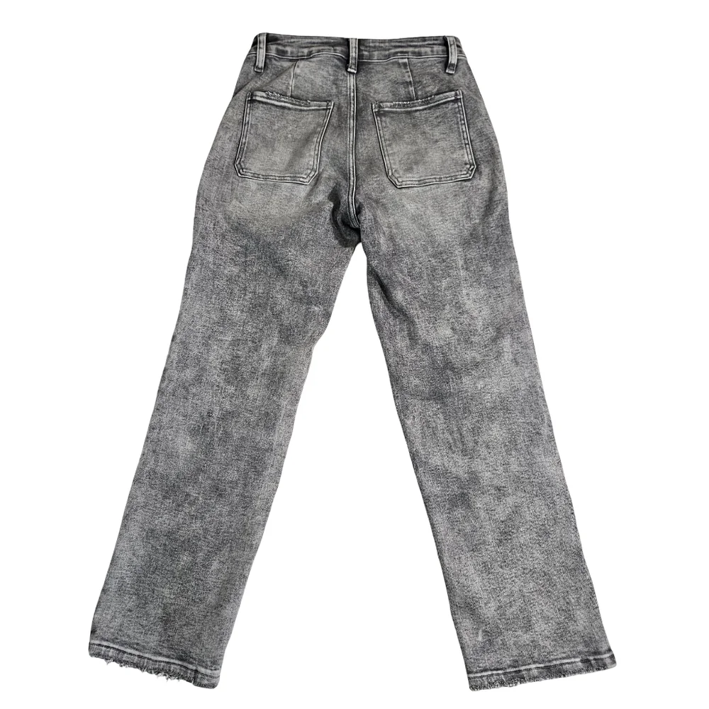 Vervet Distressed Wash Cargo Pants, Distressed Grey, Size 26 - Picture 4 of 14